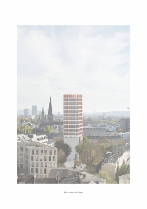Blick aus dem Stadthaus